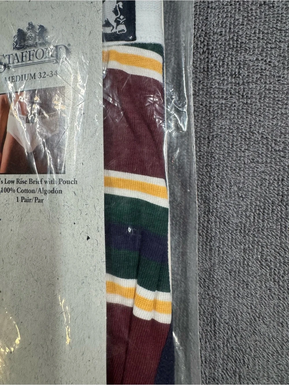 Rare vintage men's Stafford low rise pouch brief - Picture 2 of 8